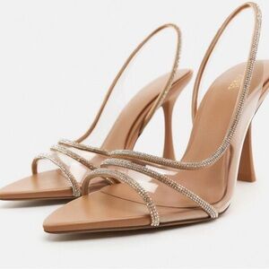 Zara Crystal heels